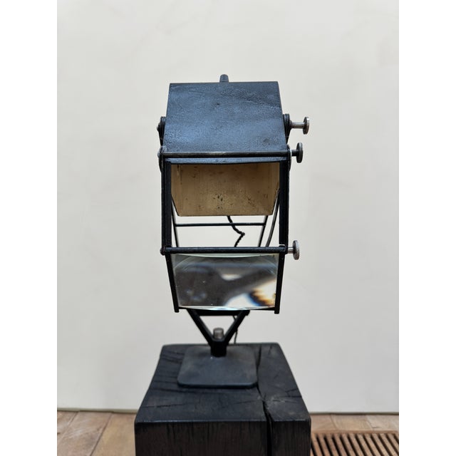 1940s Hadrill & Horstmann 'Pluslite' Counterbalance Lamp With Magnifying Glass For Sale In Los Angeles - Image 6 of 12