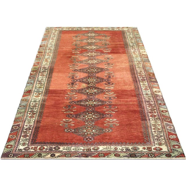 1960s 1960s Turkish Oushak Rug For Sale - Image 5 of 7