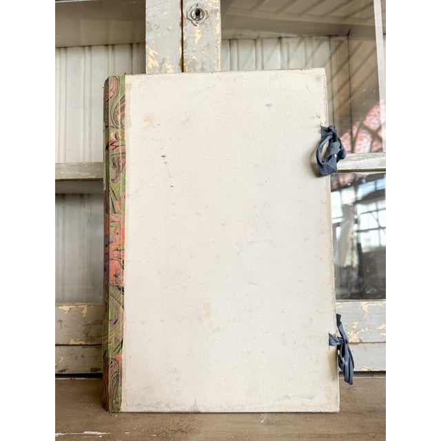 Italian Decorative Book Box with Marbled Paper Spine For Sale - Image 4 of 7