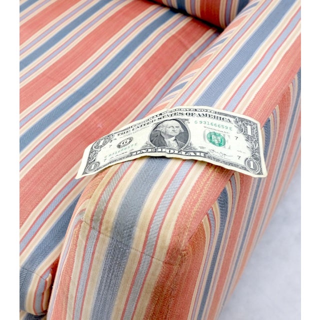 Pair Mid Century Modern Lucite Base Floating Lounge Club Chairs For Sale - Image 4 of 18