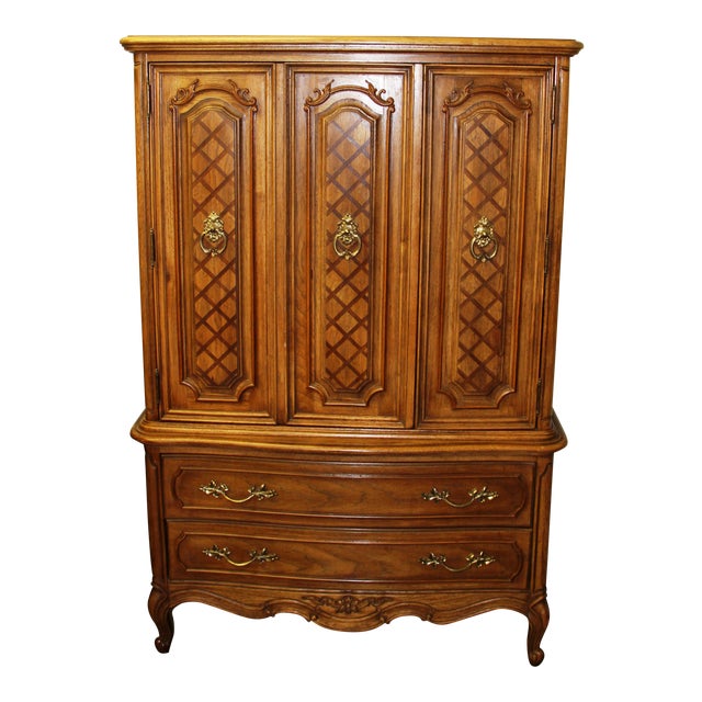 Vintage Thomasville "French Court" Solid Wood Bedroom ...