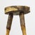 Rustic Farmhouse Folk Art Side Table / Pedestal in Beech For Sale - Image 9 of 11