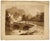 Attrib. William Page, Figures on a Stone Bridge, Graphite and Paper For Sale - Image 3 of 7