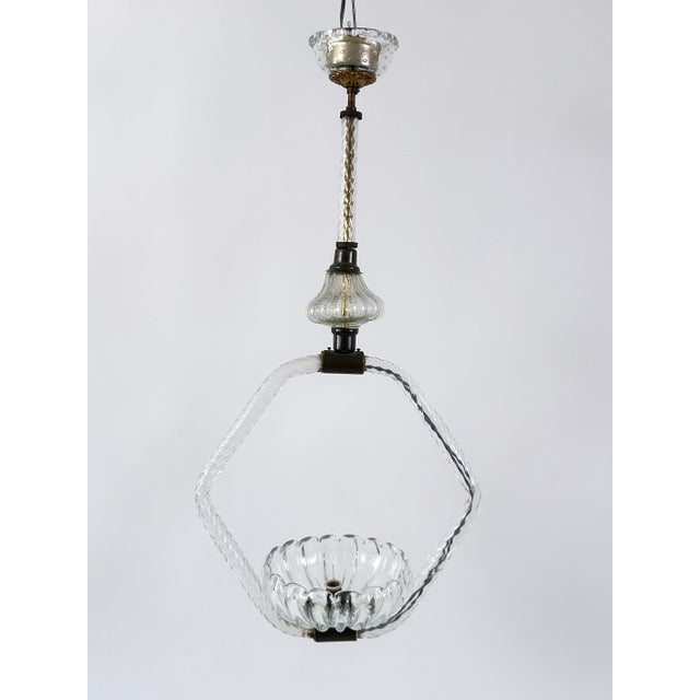 1950s Mid-Century Pendant Lamp from Barovier & Toso, Italy, 1950s For Sale - Image 5 of 18