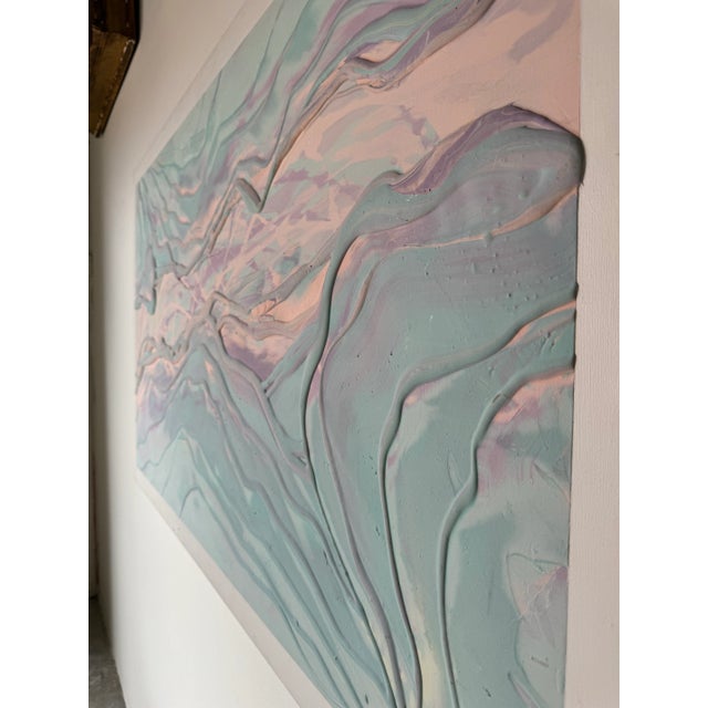 For your consideration we are presenting for sale this fantastic large - Modern mixed texture acrylic abstract painting by...