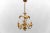 Mid-Century Modern Hollywood Regency Palm Ceiling Lamp by Hans Kögl, Germany, 1970s For Sale - Image 3 of 8