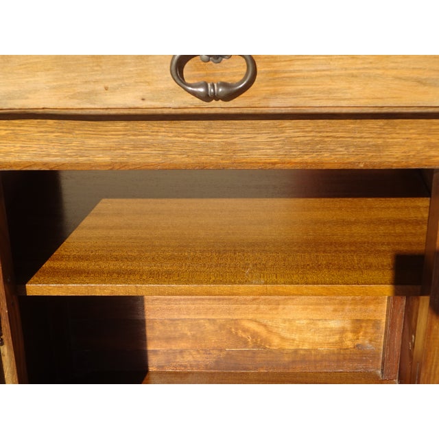 Small Oak One-Door Jam Buffet, 1970s For Sale - Image 16 of 18