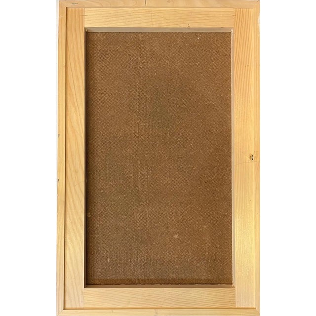 Jean Krille, Landscape 136, Oil on Masonite, Framed For Sale - Image 9 of 10