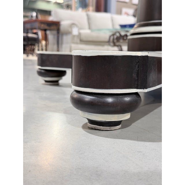 Hickory Chair Hudson Round Pedestal Center Table For Sale - Image 9 of 10