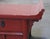 Paint Low 17" Inch High Red Altar-Style Console or Sofa Back Table For Sale - Image 7 of 8