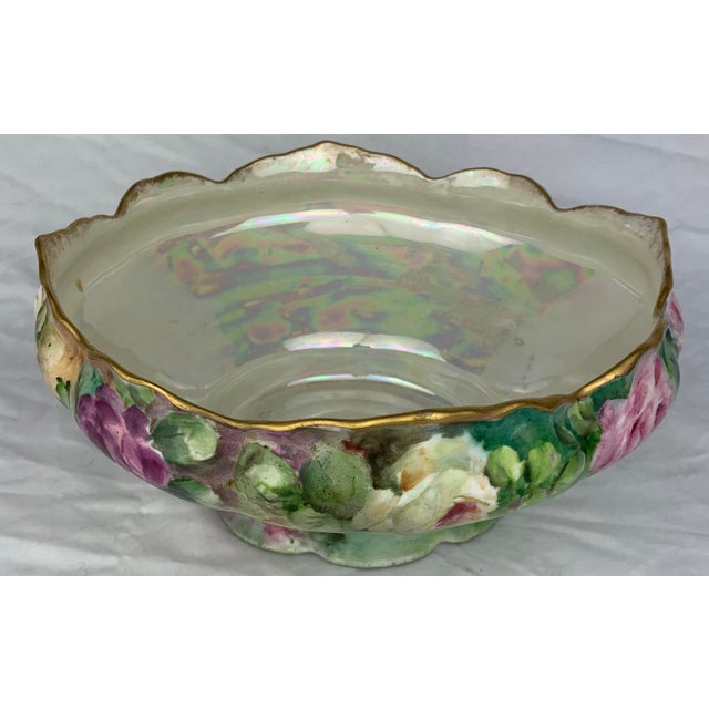 Antique Iridescent Bowl For Sale In Los Angeles - Image 6 of 12