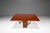 This ingenious Mid-Century Modern space-saver dropleaf table with four hidden folding chairs is a masterpiece of compact,...
