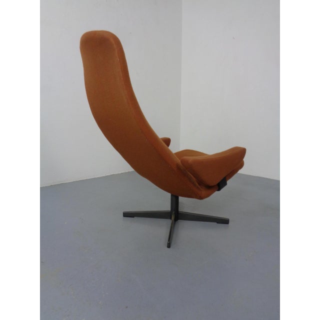 Contourett Roto Swivel Chair by Alf Svensson for Dux, Sweden, 1960s For Sale - Image 6 of 14