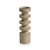 Contemporary Larache Carved Mango Wood Pillar Candle Holder, Medium For Sale - Image 3 of 3