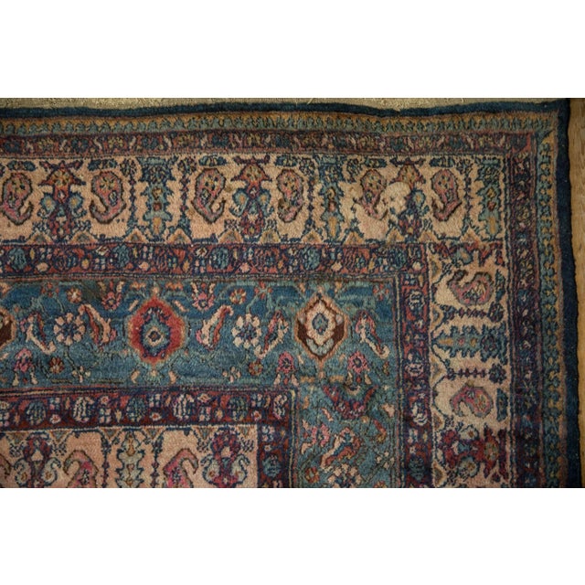 Textile Vintage Bibikabad Carpet - 11'4" X 16'9" For Sale - Image 7 of 12