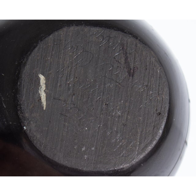 Late 20th Century Ursulita Naranjo Santa Clara Pueblo Native American Pottery Vessel For Sale - Image 5 of 6