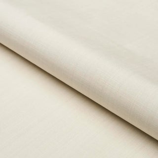Schumacher X Mark D. Sikes Gracie Solid Strie Fabric In Cream For Sale