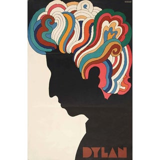 Vintage 1960s Milton Glaser Bob Dylan Poster For Sale