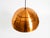 1960s Vintage Swedish Copper Slat Pendant Lamp by Hans-Agne Jakobsson for Markaryd, 1960s For Sale - Image 5 of 18