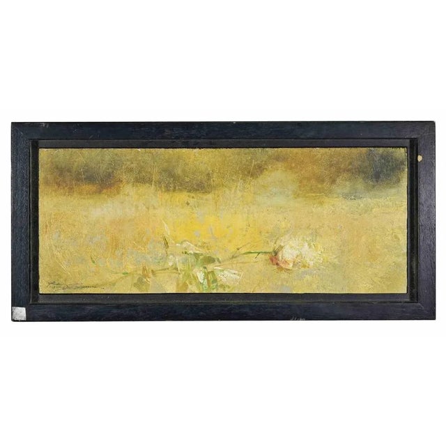 Oil on wooden panel realized by Cristiano Guitarrini in 2008. Hand signed, titled and dated on rear. Good condition. This...