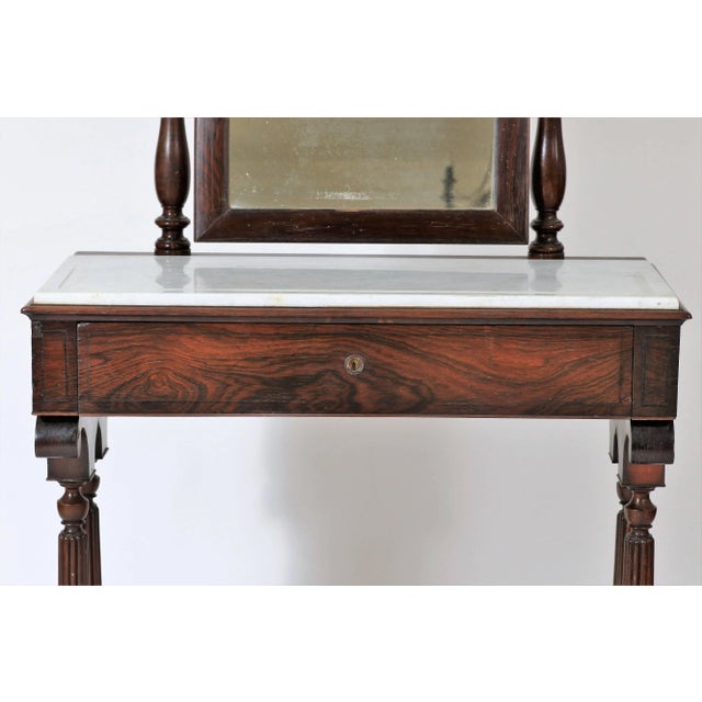 Louis Philippe Mahogany Dressing Table For Sale - Image 4 of 10