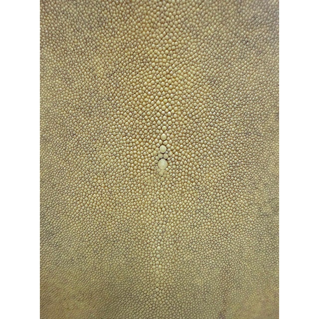 Vintage R&y Augousti Shagreen Tomboy Night Stands, Pair For Sale In Miami - Image 6 of 17
