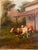 Charming 19th century Italian pastoral oil painting signed Vitolla lower right. The work depicts a quiet rural farm scene...