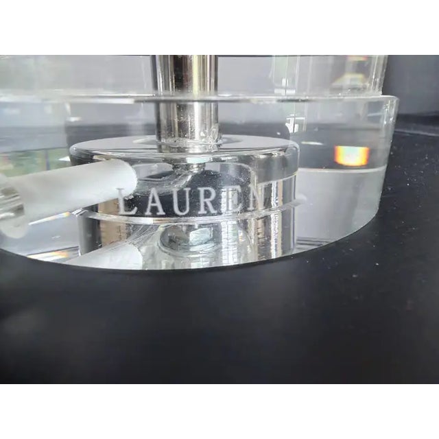 Ralph Lauren Ralph Lauren Faceted Crystal Table Lamps, Pair For Sale - Image 4 of 7