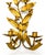 Gold Vintage Italian Gilt Tole Floral Wall Sconces, Pair – Hollywood Regency / Italian Provincial For Sale - Image 8 of 9