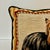 1980s Vintage Traditional Yorkshire Terrier Tapestry Decorative Pillow. For Sale - Image 4 of 8