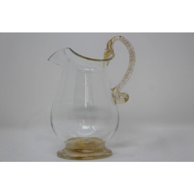 1930s Vintage Murano Glass Creamer For Sale - Image 5 of 5