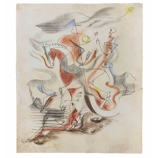 After André Masson, Horse and Knight, Pochoir Print, 1933 For Sale - Image 4 of 4