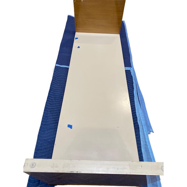 1990s Sally Sirkin Lewis for J. Robert Scott Mahogany Waterfall Cocktail Table For Sale - Image 10 of 10