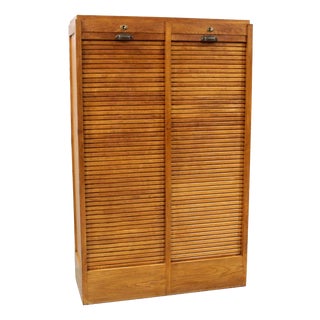 Vintage Filing Cabinet in Oak, 1920s For Sale