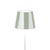 Zafferano Ceramic Sage Green Striped Shade for Poldina Micro Lido Lamp For Sale - Image 4 of 4
