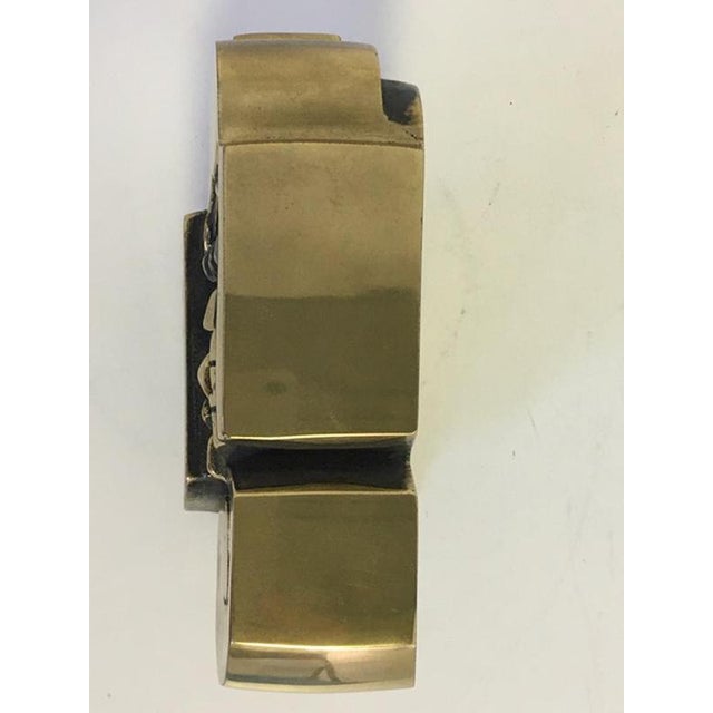 Postmodern Abstract Architectural Sculpture in Bronze, Italy, 1980s For Sale - Image 13 of 17