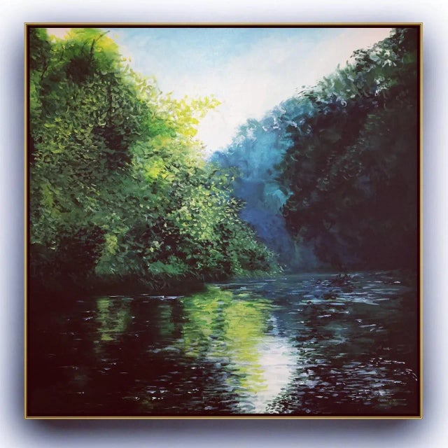 This listing is for an unframed 24 x 24 inch limited edition print, with a certificate of authenticity. This artwork is...