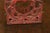 English 1930s Red Painted Metal Magazine Rack with Medallions and Greyhounds For Sale - Image 10 of 11