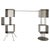 Rubik Complete Shelves in Stainless Steel by Metalmorphosis Studio, Set of 2 For Sale - Image 10 of 10