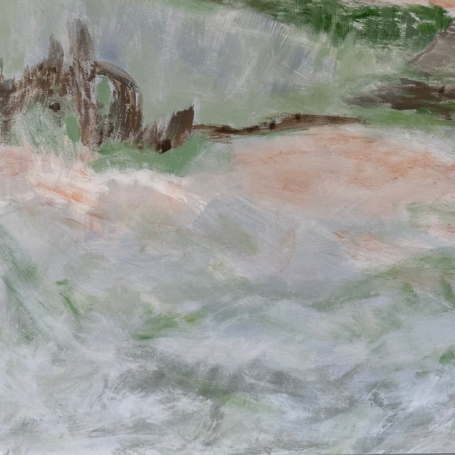 Original Abstract Landscape Painting on Large Canvas For Sale In Fayetteville, AR - Image 6 of 7