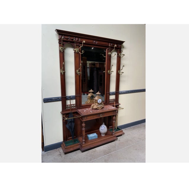 Age: circa 1900 Wood type: solid walnut Condition: very good, meticulously maintained, fully restored original condition...