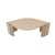 Italian Oval Coffee Table in Travertine, 1980s For Sale