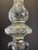 Bohemian large crystal decanter. Middle eastern in style with fine cut design. Total height with stopper is 28 inches....