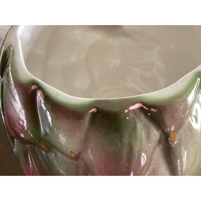 Large Ceramic Artichoke Shape Covered Casserole Dish or Soup Tureen For Sale - Image 10 of 10