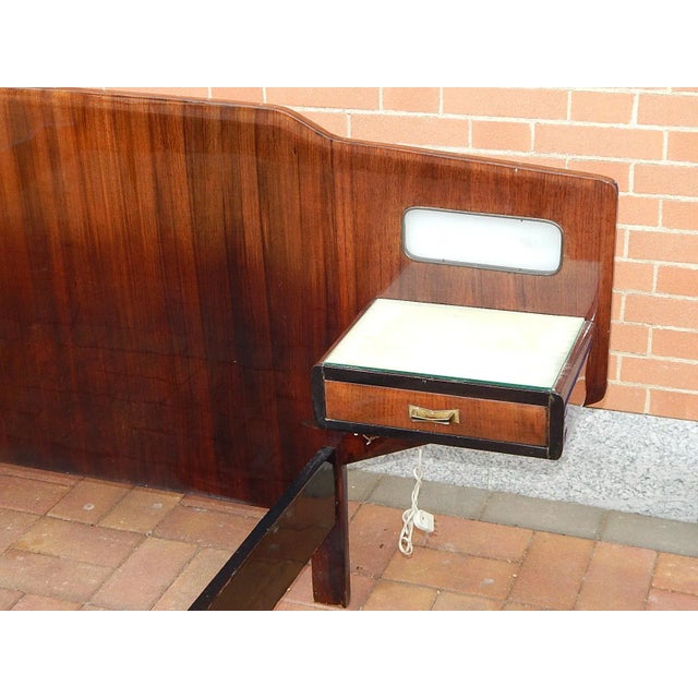 Wood Wood Double Bed, 1950s For Sale - Image 7 of 12