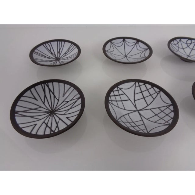Ceramic Bowls by Inge Böttger for BKW Keramik, 1960s, Set of 6 For Sale - Image 9 of 13