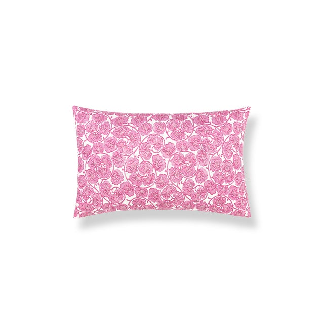 Contemporary The House Of Scalamandré May Lumbar Pillow In Azalea For Sale - Image 3 of 3