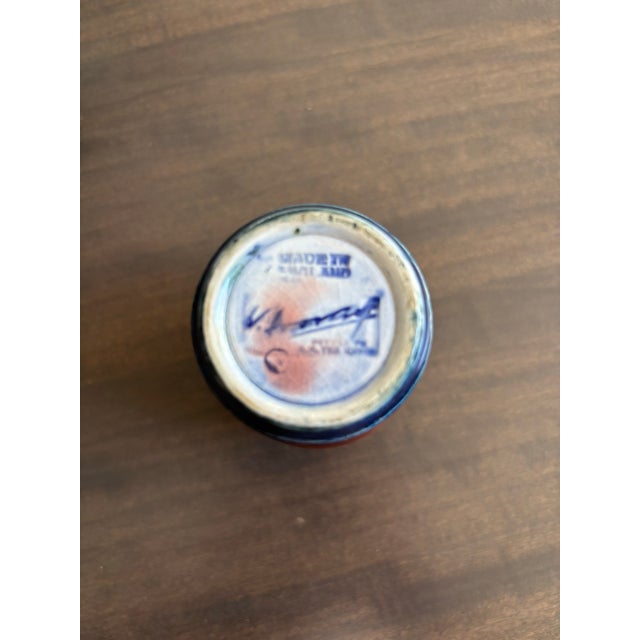 Ceramic William Moorcroft Miniature Pomegranate Pattern Vase For Sale - Image 7 of 10