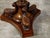 English 19th Century Walnut Pedestal Side Table with Carved Grapes and Dolphins For Sale In Atlanta - Image 6 of 10