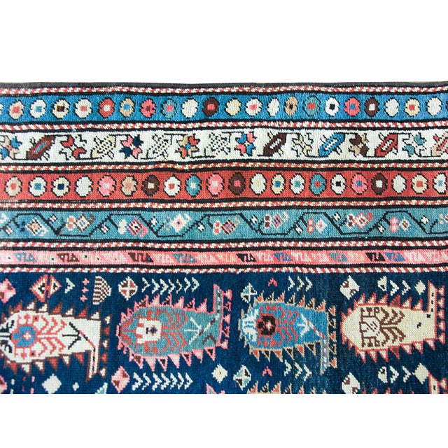 Early 20th Century Persian Ganjeh Rug For Sale - Image 16 of 16